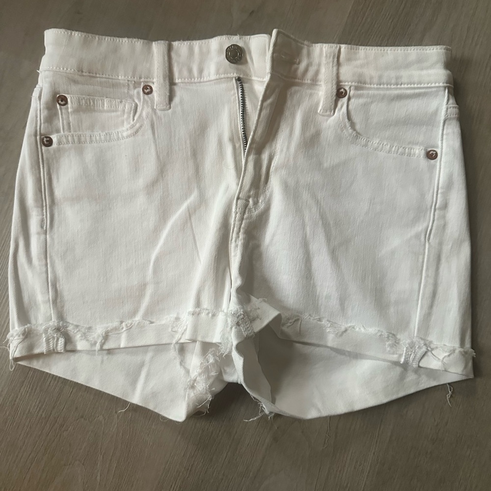 American Eagle Outfitters White Jean Shorts